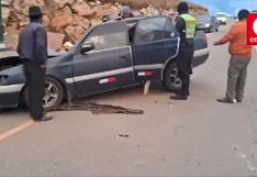 Mujer muere y tres quedan heridos en accidente en la vía Pampas – Huancayo (VIDEO) 