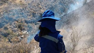 Arequipa: Incendio forestal se registra en las faldas del volcán Misti