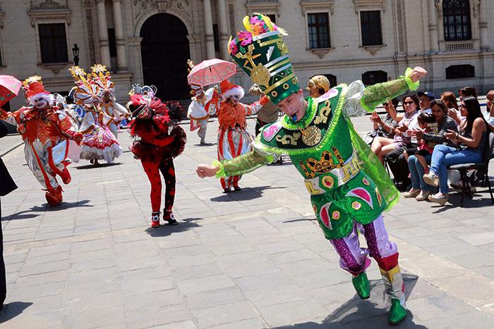 Palacio de Gobierno celebró el Carnaval de Cajamarca