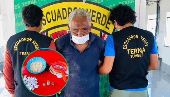 Luis Sierra Gallardo había sido detenido con una bolsa con 118 gramos y 80 “ketes” de PBC en un operativo en el distrito de Aguas Verdes.