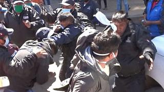 Comerciantes ambulantes agreden a agentes municipales en Huancayo (VIDEO)