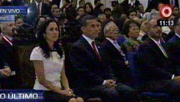 Ollanta Humala participó en ceremonia de Acción de Gracias por el Perú