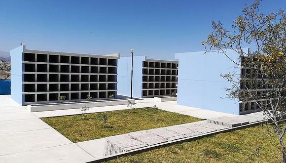 Construyen 270 nichos en cementerio de Mariano Melgar