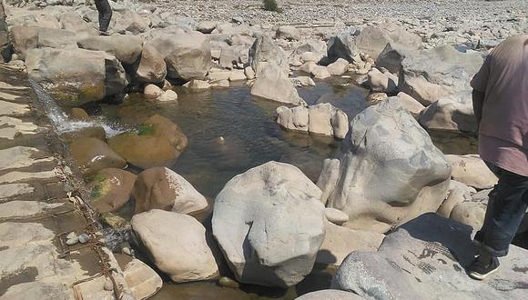 Pisco: Envenenan el río Pisco para la caza de camarones en Humay
