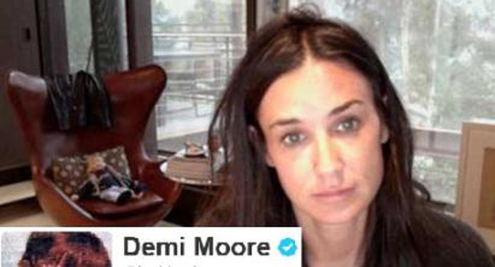 Demi Moore cambia su Twitter de mrskutcher a justdemi MUNDO CORREO