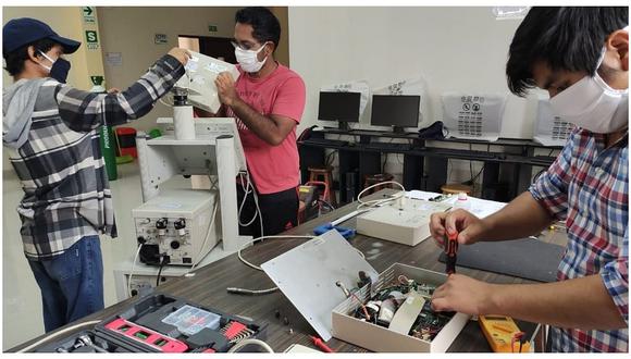 Estudiantes de la UNT reparan ventiladores mecánicos del hospital Regional 