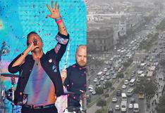 Coldplay en Lima: Plan de desvío vehicular que aplicará por conciertos en el Estadio Nacional