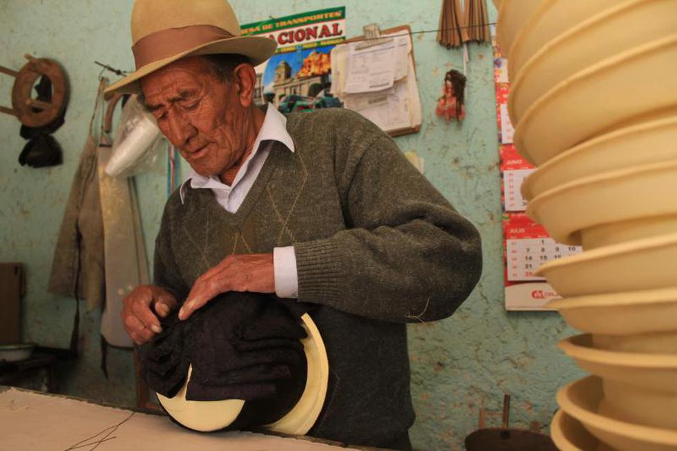 Cornelio Acevedo es el ultimo sombrerero de Sicaya (FOTOS)