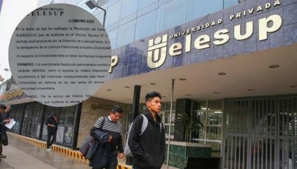 SUNEDU deniega licenciamiento institucional a la Universidad Privada Telesup (FOTOS)