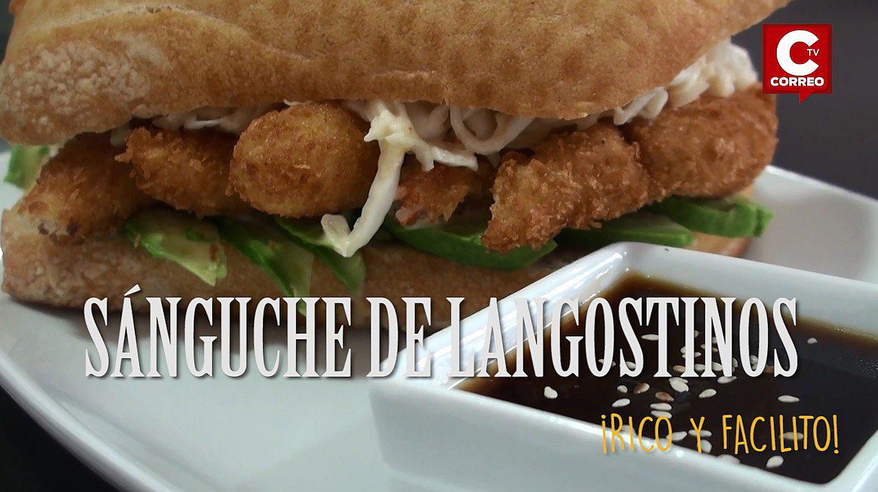 ​Rico y facilito: Sánguche de Langostinos, una receta diferente y muy práctica (VIDEO)