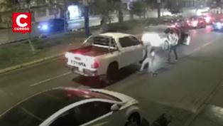 Roban camioneta a policía en San Juan de Lurigancho y no recibió ayuda del 105 (VIDEO)