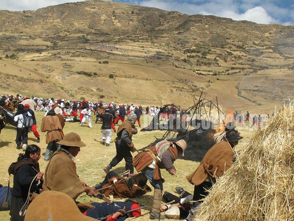 Reeditan batallas de Marcavalle y Pucará con 2 mil 500 actores