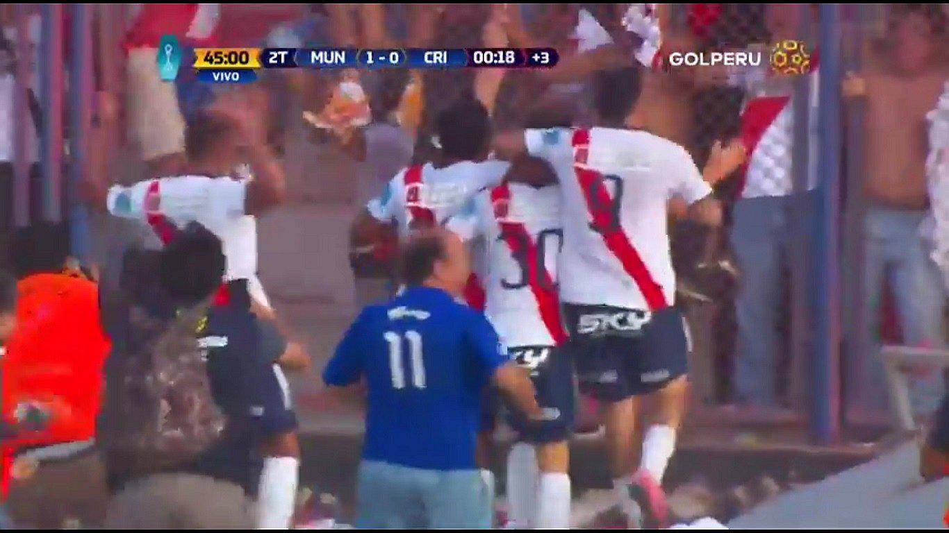 Deportivo Municipal venció 1-0 a Sporting Cristal con gol agónico