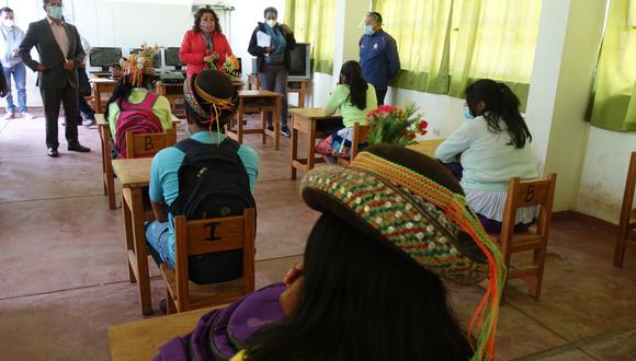 Ayacucho: Minedu dialogó con escolares y docentes para mejorar educación en sus jurisdicciones (Foto: Minedu)