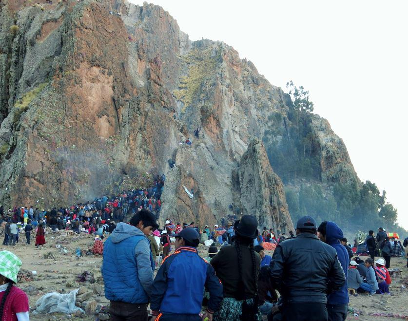 Piden en concesión cerro donde "apareció" rostro de Cristo en Huancané
