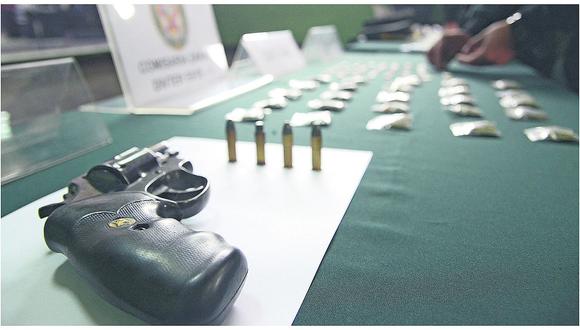 Policía incautará armas de fuego sin licencia vigente a partir de abril