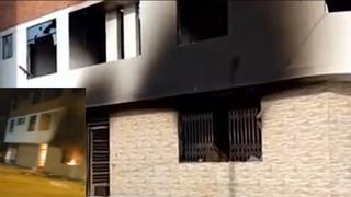 Chiclayo: ciudadanos queman vivienda donde sujeto secuestró y ultrajó a niña de 3 años (VIDEO)
