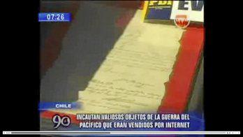 Hallan carta de Francisco Bolognesi en Chile