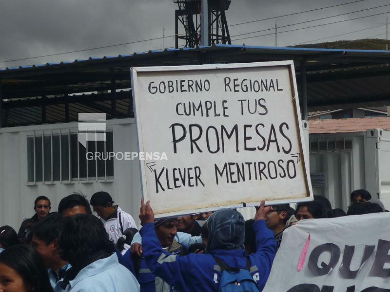Estudiantes de instituto se movilizan contra GOREPA