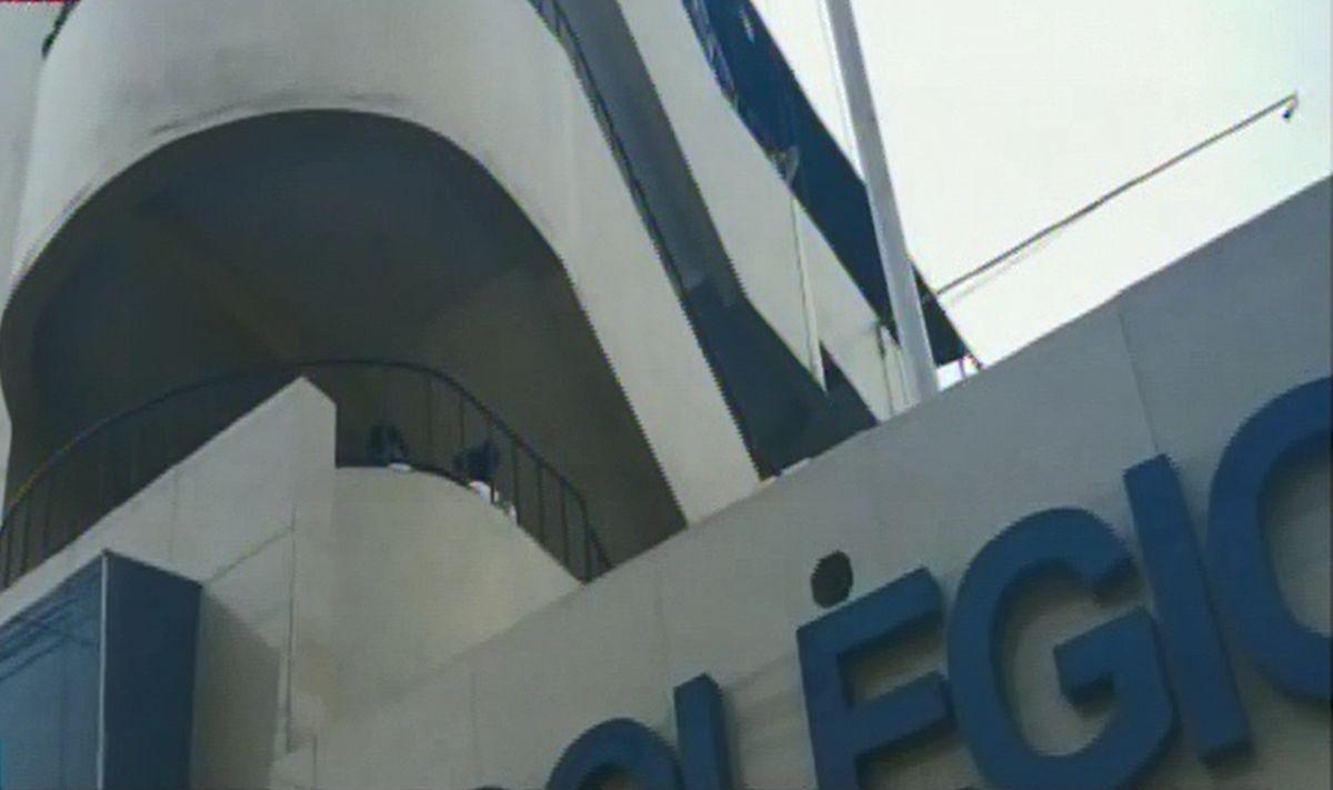 El colegio Inca Garcilaso de la Vega se ubica en la avenida Canto Grande. (Foto: Captura/RPP Noticias)