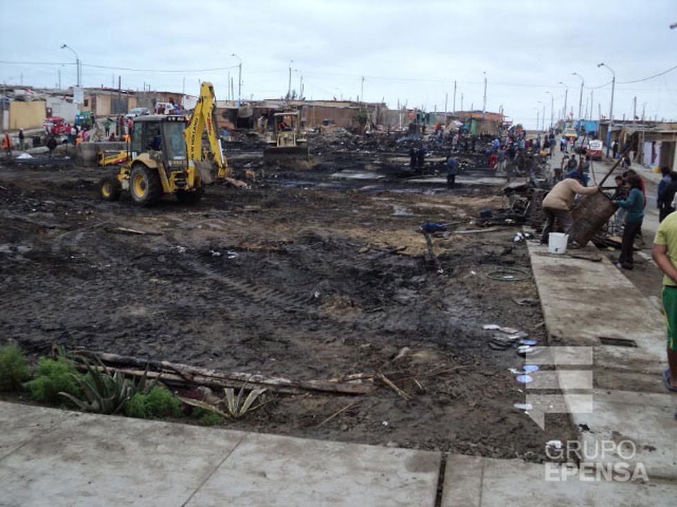 Esta es la lista de damnificados del incendio en Pisco