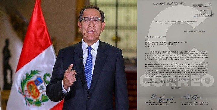 Ejecutivo presentó hoy al Congreso propuesta de adelanto de elecciones generales 