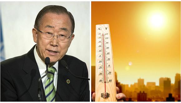 ​Ban Ki-moon: "Si no se actúa ahora la temperatura subirá casi 4 grados"