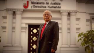 Ministro de Justicia: “Utilizan la vacancia como juicio político para repetir el golpe de Estado del 2020″