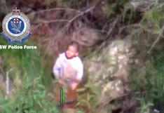 Niño de tres años sobrevive tres días solo en monte australiano