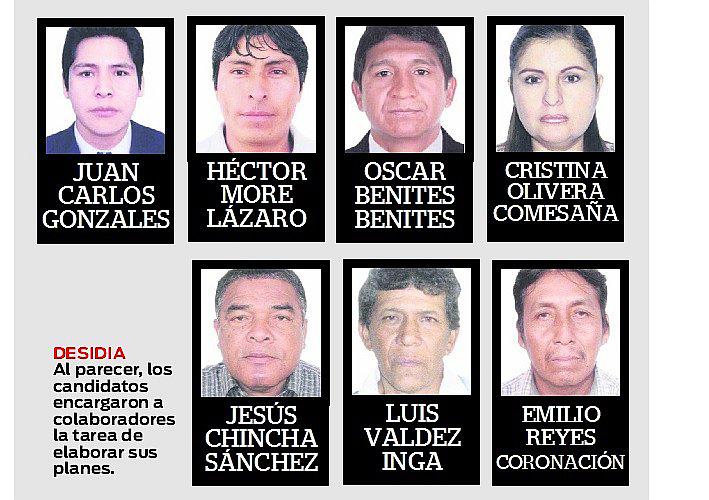 Siete candidatos a Comandante Noel plagiaron sus planes  