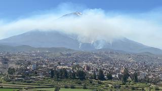 Infierno en el volcán Misti en Viernes Santo (VIDEO)
