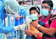 Vacunación de niños contra la COVID-19 se atrasa en Arequipa