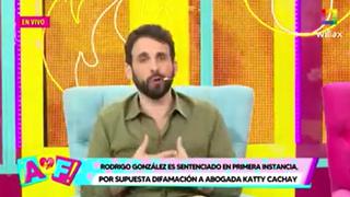 Rodrigo González sobre Katty Cachay: “decirle ‘vedete de la fiesta’ es una forma elegante de decirle figureti” (VIDEO)