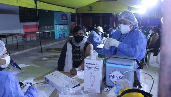 El primer día de la vacunatón en Arequipa se llegó al 53% de la meta. (Foto: Difusión)