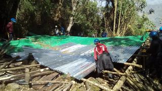 Demuelen construcciones clandestinas en el Parque Arqueológico de Choquequirao