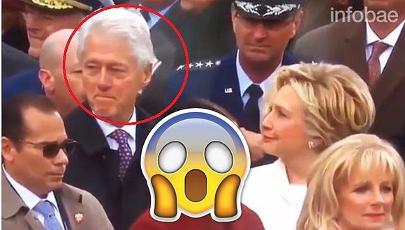 Hillary Clinton: así fue su letal mirada a su esposo cuando lo descubrió viendo esto con "ojos pícaros" (VIDEO)
