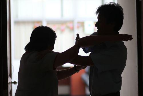 La Corte del Callo realizó audiencia de proceso inmediato contra agresor de mujer durante el quinto día de estado de emergencia por coronavirus. (Foto: Andina)