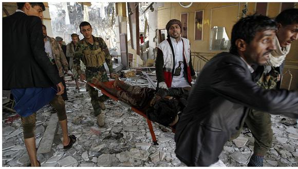 Yemen: Al menos 140 muertos tras ataque aéreo durante un funeral