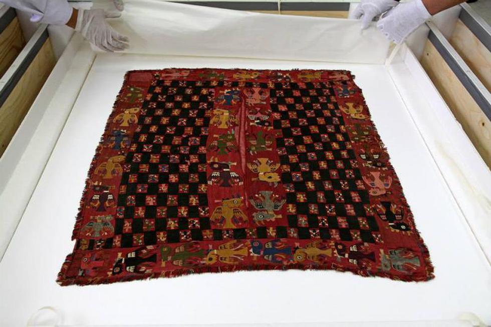 Los textiles Paracas fueron devueltos al Perú por Suecia (FOTOS)