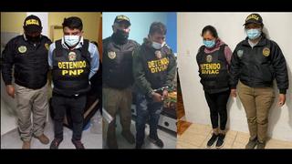 Cinco policías entre los 11 detenidos por presunto robo agravado bajo la modalidad del falso operativo en Ayacucho (VIDEO)