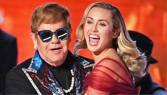 Grammy 2018: Elton John y Miley Cyrus conmovieron cantando juntos en gala (VIDEO)