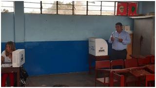 Elecciones 2020: Wilmer Sánchez cumplió con su deber en el José Olaya