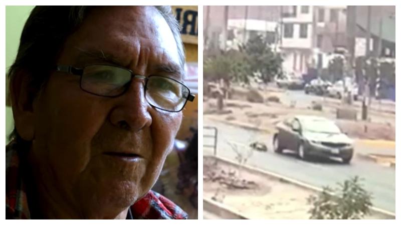 Viudo de mujer atropellada (Captura: El Comercio)