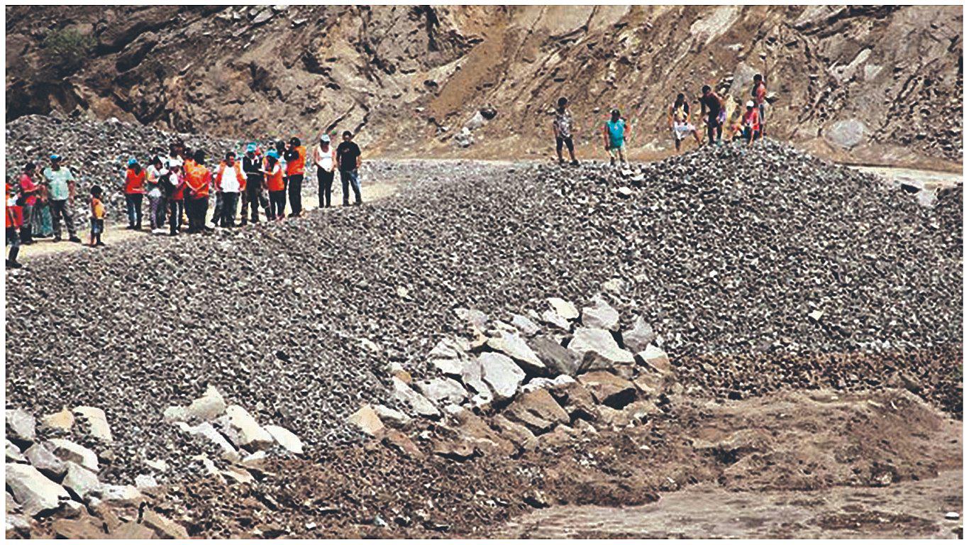 Se oponen a la obra en la quebrada San Ildefonso  