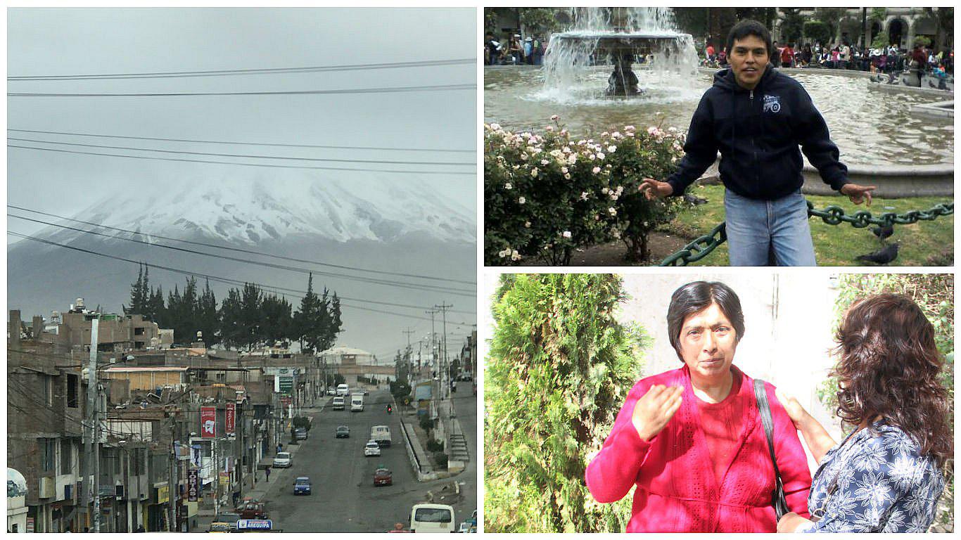 Madre del joven desaparecido en el Misti implora la colaboración de sus amigos