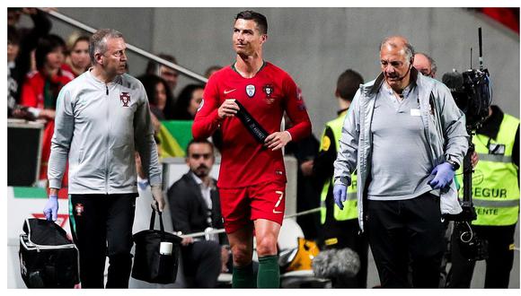 ​Juventus dio a conocer el parte médico de la lesión de Cristiano Ronaldo