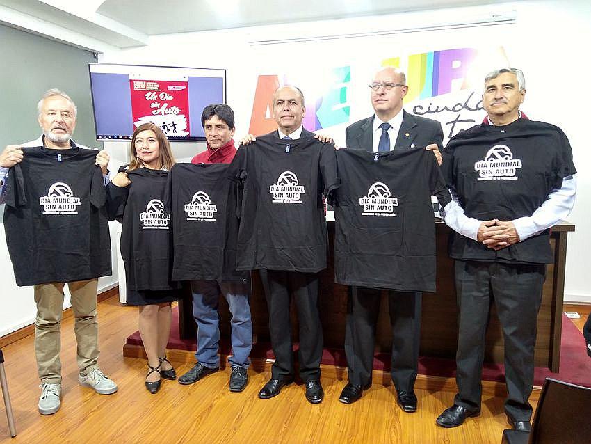 Alistan campaña del “Día sin auto”  en Arequipa