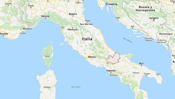 Fuerte sismo se registró en Italia