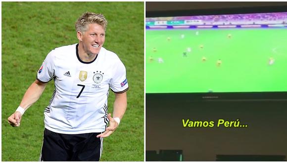 Bastian Schweinsteiger alentó a la blanquirroja en el partido contra Colombia (VIDEO)