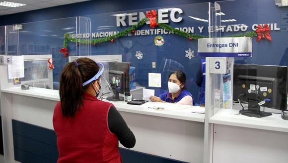 Conoce cómo realizar trámites en el Reniec. Foto: Andina/referencial